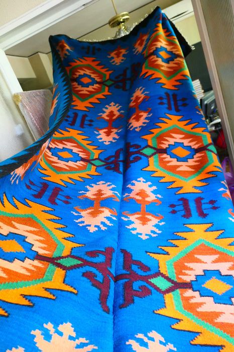 Covor Taranesc Lana Naturala Carpeta Populara ROMANIA 360/180cm NOUA