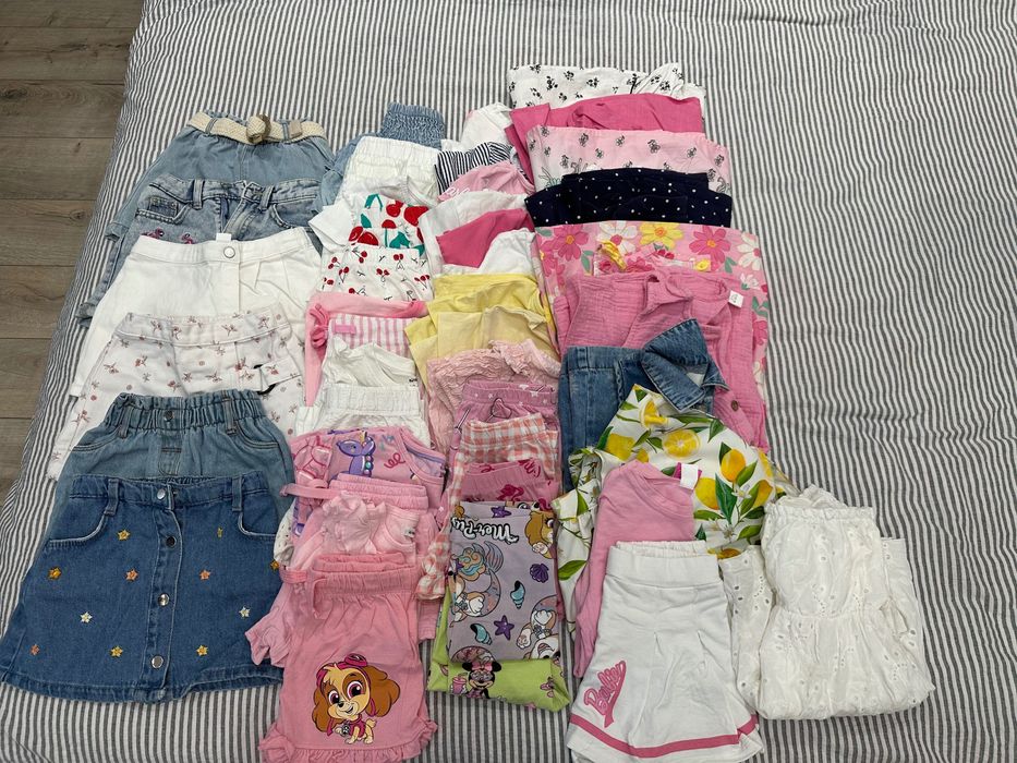 Голям лот с летни дрехи за момиче