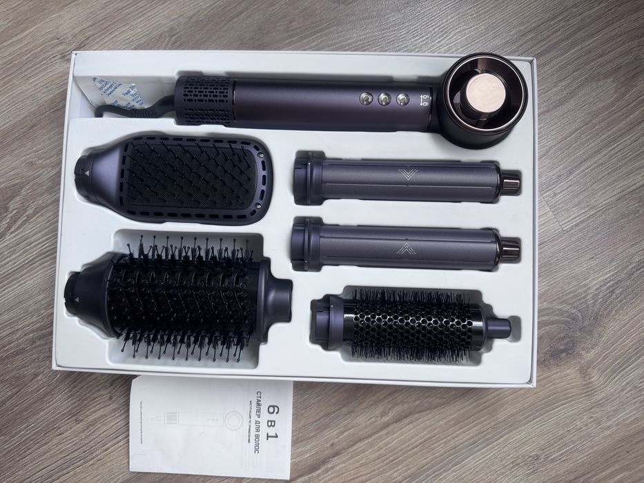 Фен-стайлер 6 в 1, 1300 вт