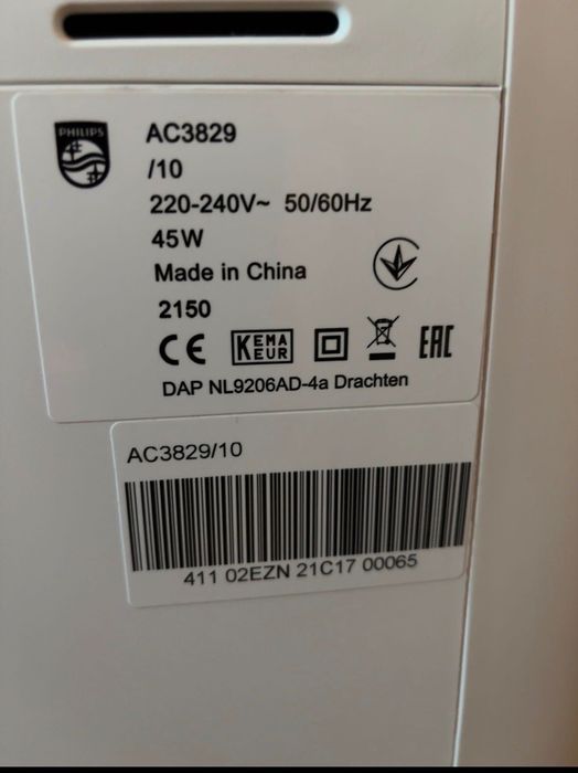 Purificator cu umidificator philips ac3829