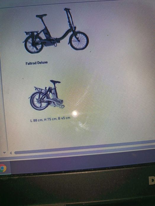 Bicicleta asistata electric pliabila model FLYER folding de Luxe R