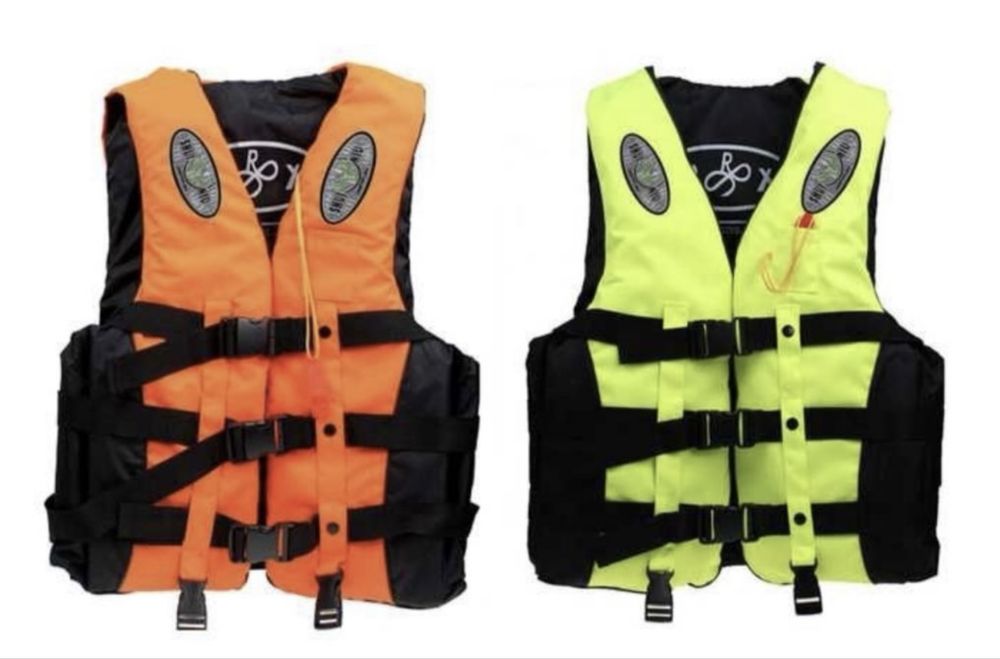 Vesta de salvare pescuit portocalie sau galbena