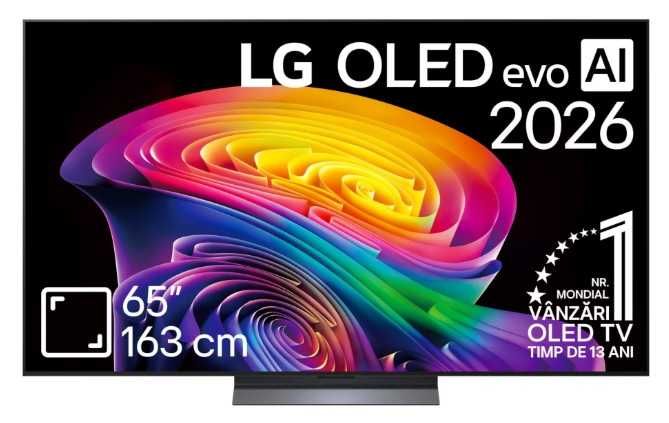 ЧИСТО НОВ ЗАПЕЧАТАН! 65" Телевизор LG OLED Evo 65C6ELB Модел 2026 163см Smart 4K UltraHD 165Hz Клас E