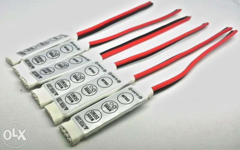 Мини контролер за Rgb светодиодна Led лента 144w 3бутона лед контролер