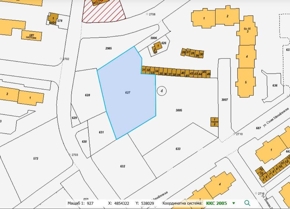 УПИ с решение за строеж - За продажба -  кв. Дружба 3
