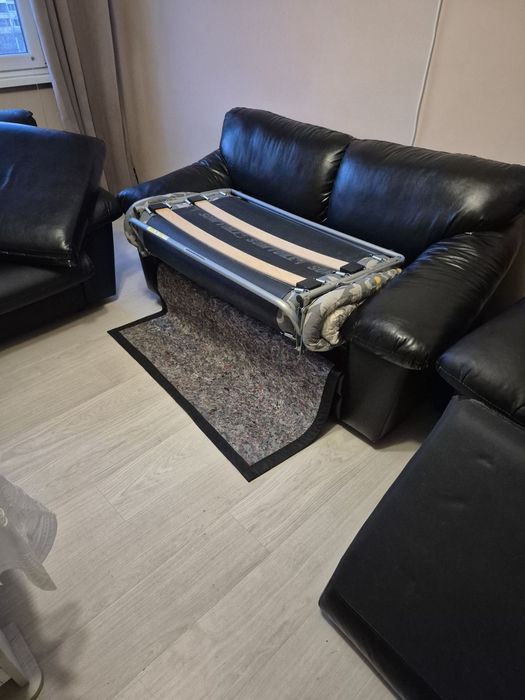 Холна гарнитура от 3 части - кожа