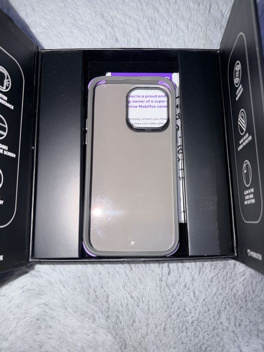 Husa Mobilfox White Material - Apple iPhone 14 Pro Max