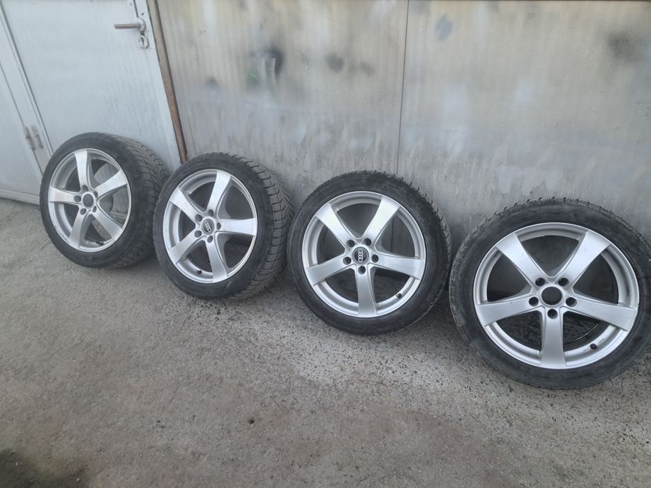 Doua seturi jante Skoda vw passat R16 si audi R17 5×112