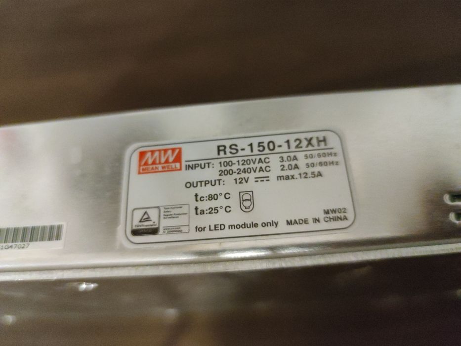 Sursa in comutatie led 12v 100w-200w camere supraveghere/transformator