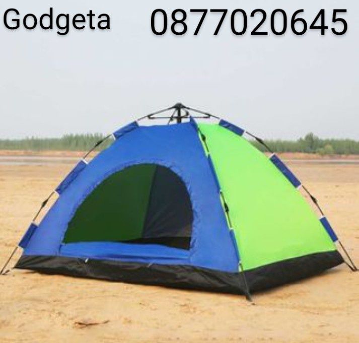 Палатка за 4 човека - саморазгъваща се - Размер: 210х210х130см