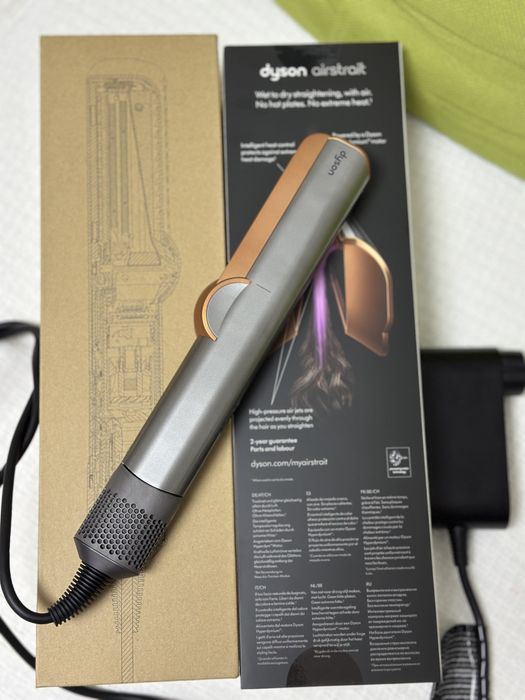 Dyson HT01 Airstrait™ (Nichel/Cupru), ca nou, garantie