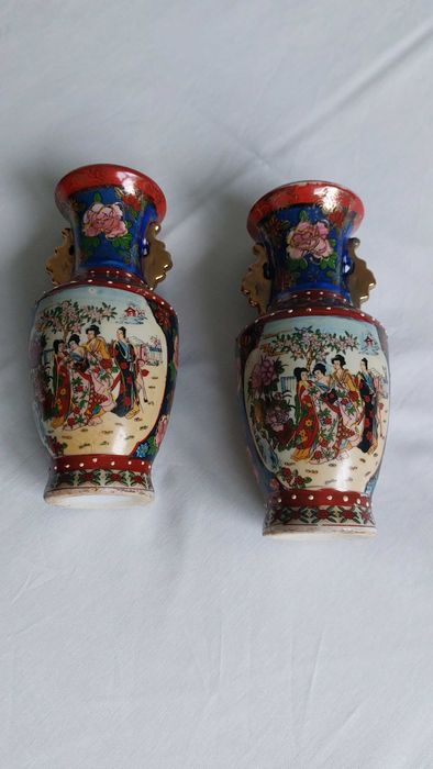 2 buc Glastră vază chinezească porțelan