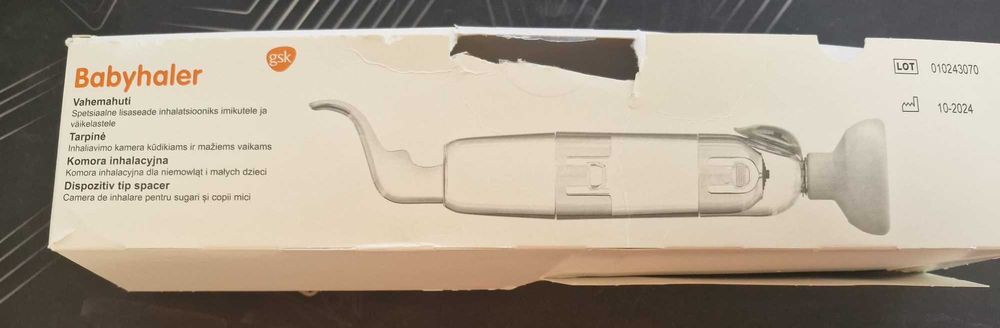 Babyhaler,dispozitiv pentru inhalare