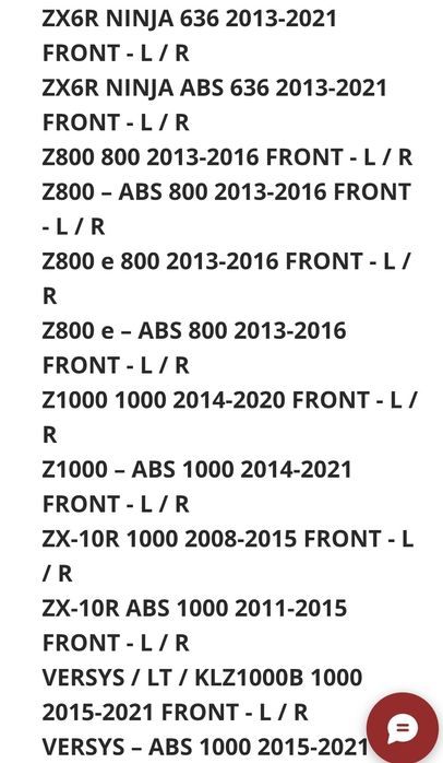 Discuri frana originale Kawasaki  ZX10R 2008 2015 Z1000  Versys Z800