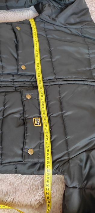 Jachetă / geaca Vintage CAT Caterpillar Bomber Matlasată – Made in USA