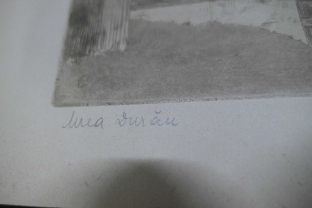 Anton Kaindl (1872 -1951) - Manastirea Durau - Gravura