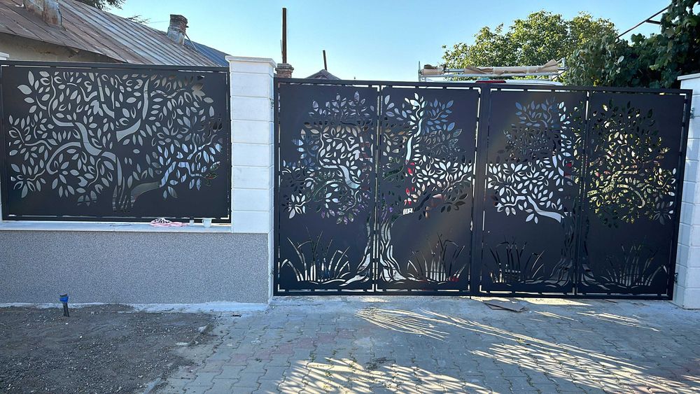 Porti,garduri, balustrade,scari metalice, confecții metalice ,terase