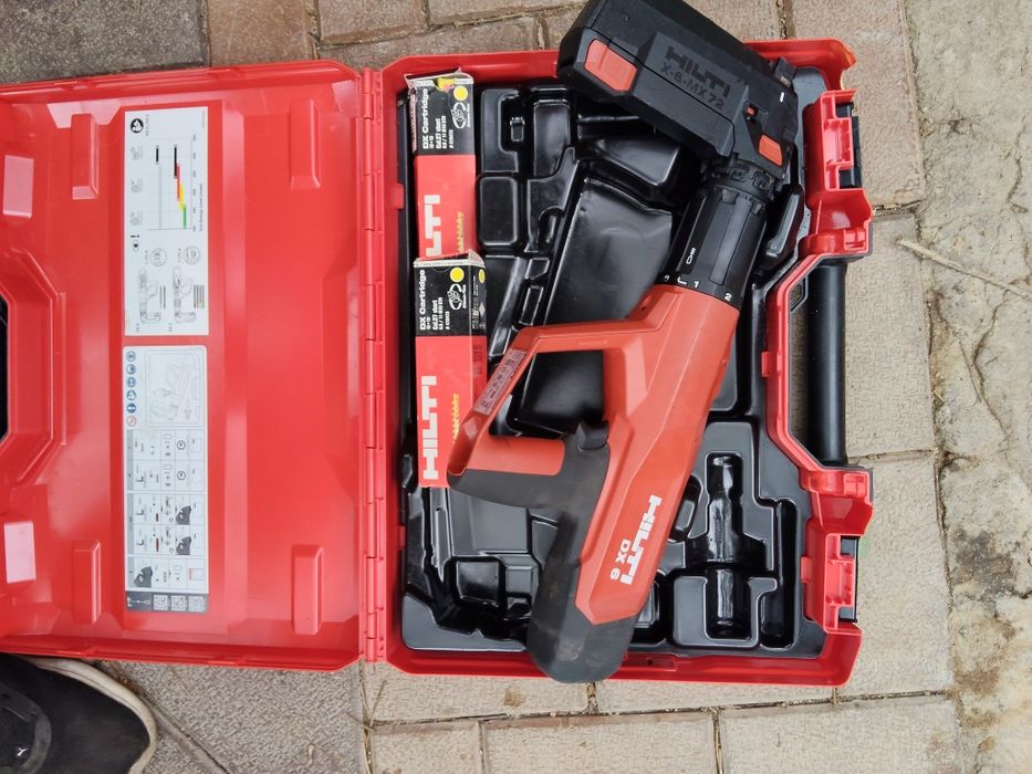 Pistol de puscat cuie în beton HILTI GX 6 fabric .2024 că și nou