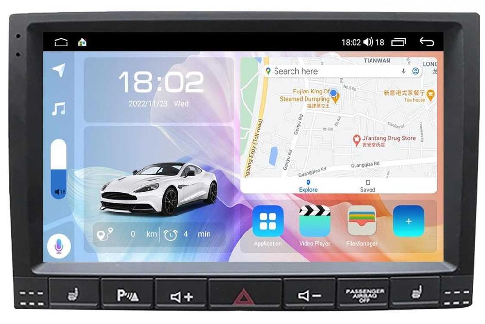 VOLKSWAGEN TOUAREG, MULTIVAN, T5 2002/2010 9'' -андроид навигация,9814