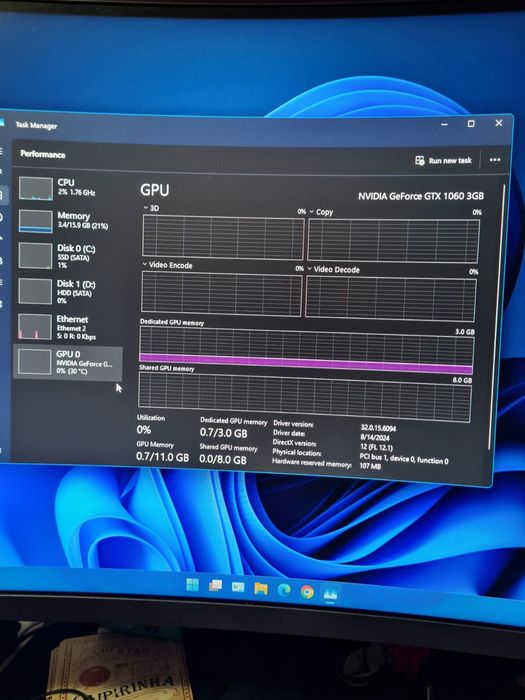 Calculator PC Gaming i5 9400f/16gbddr4/GTX1060