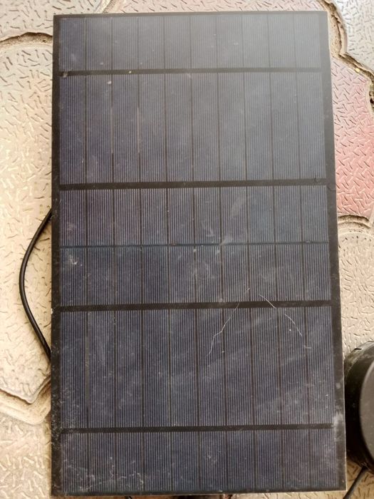 Фонтан на солнечной батарее