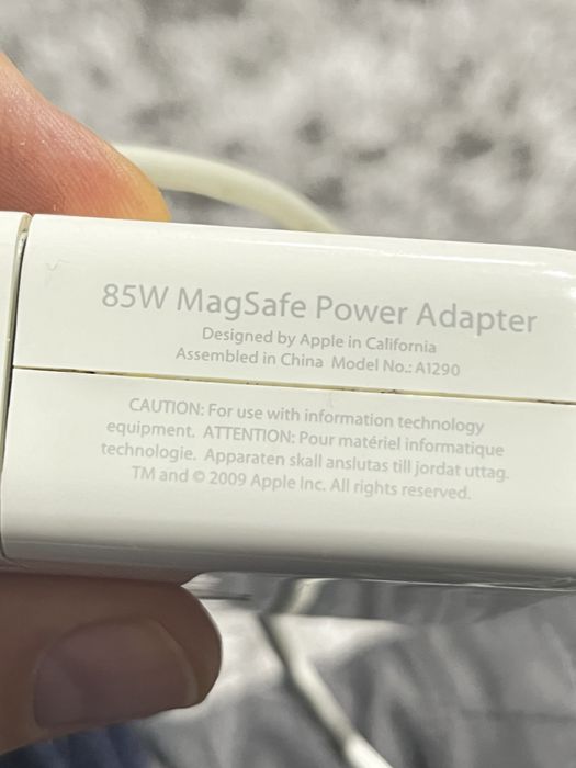 Apple , MagSafe 85w , model A1290