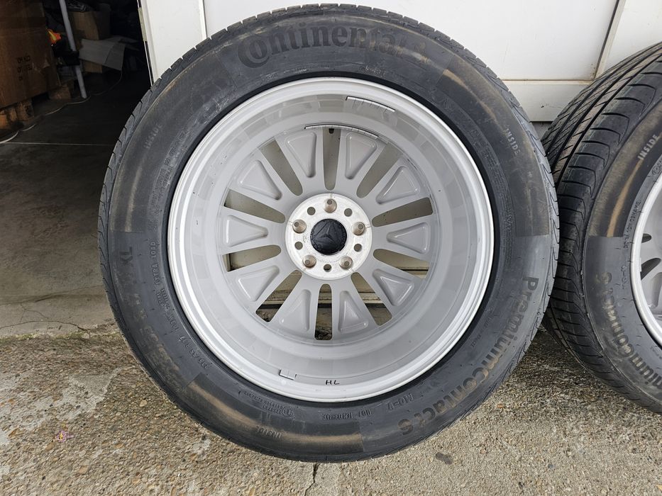 Jante Mercedes 17 "prinderea la prezoane 5X112  , cu anvelope Noi Continental 235/55/17 DOT 2026