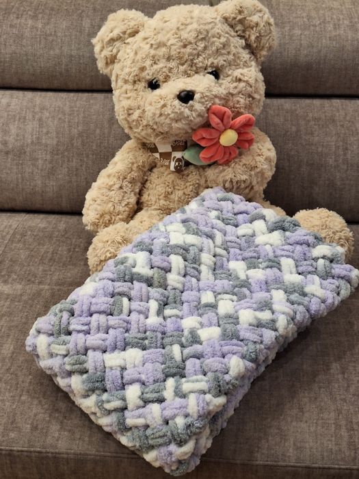 Бебешки плетени одеяла/пелени