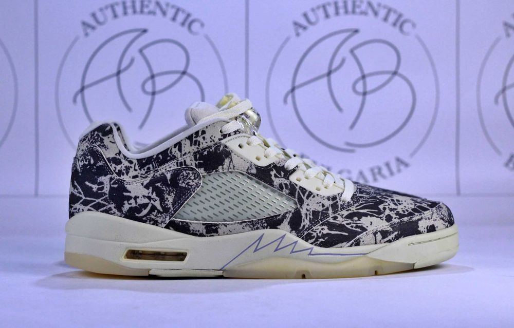 Nike Air Jordan 5 Off-White, Aqua, Expression Мъжки Дамски Обувки