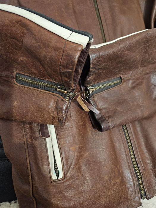 Geaca piele bărbătească