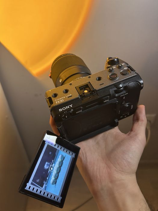 Sony fx30 +sigma30mm