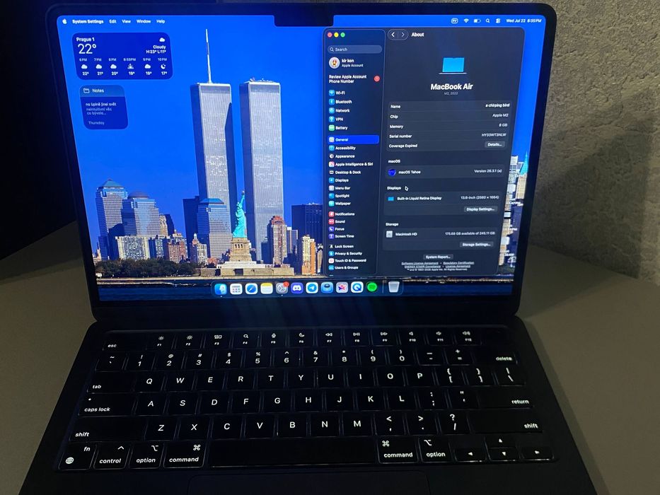 macbook air 13 2022