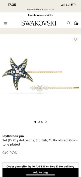 Agrafe Swarowski colectia noua