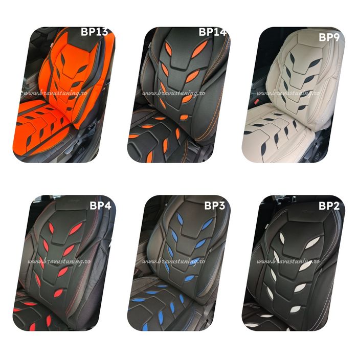 Huse scaun auto Piele Ecologica BP Premium Skoda,Opel,Audi,Mercedes et