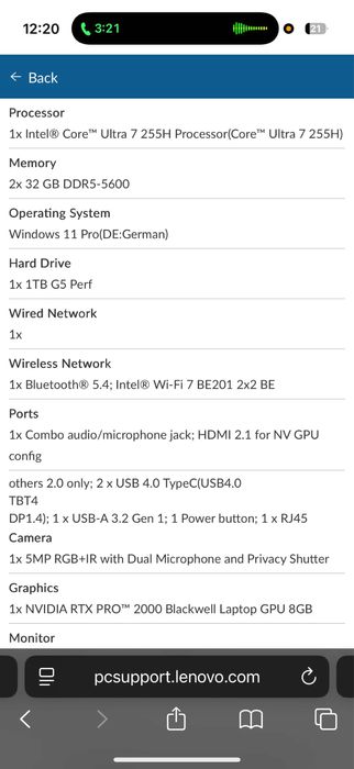 Чисто нови! ThinkPad P16v Gen 3 16 | 3год. Премиум ГАРАНЦИЯ