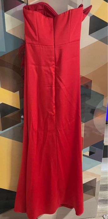 Rochie roșie jeglide couture instanbul