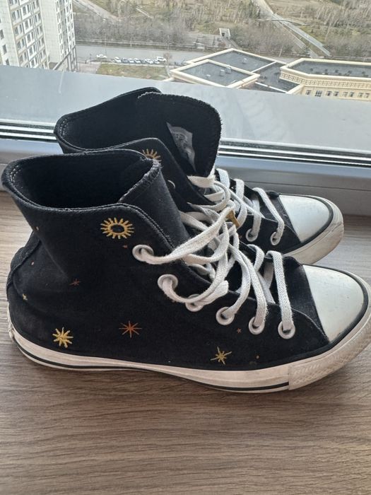 Кеды Converse черные и коричневые