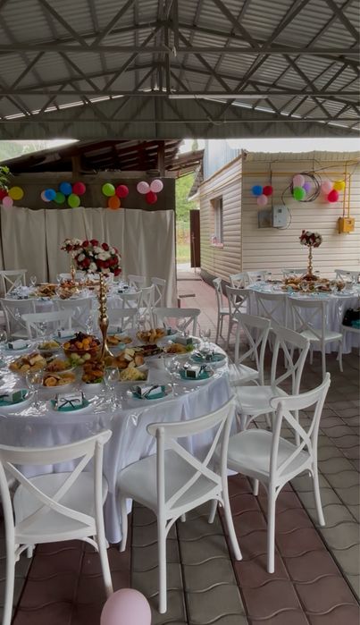 Аренда прокат стол, стулья, посуда