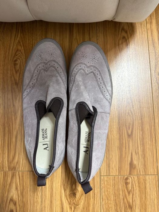 Mocasini gri armani
