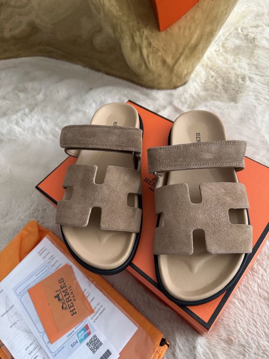 Papuci hermes chypre piele naturala
