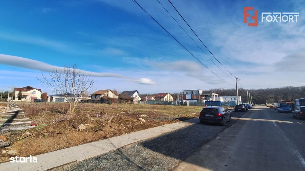 Teren intraviln de 968 mp premium in Dumbravita, langa padure