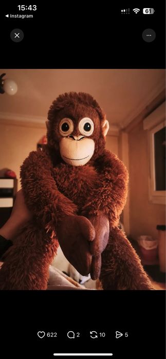 Мягкая игрушка ,тренд орангутанг