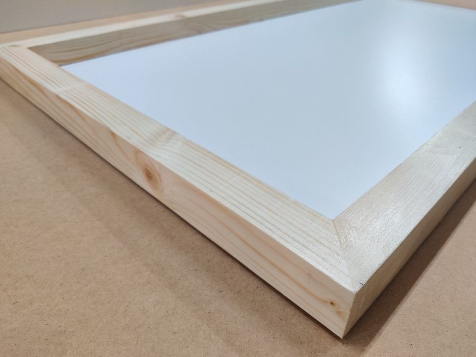 Rama tablou licheni din LEMN BRUT dimensiune la cerere