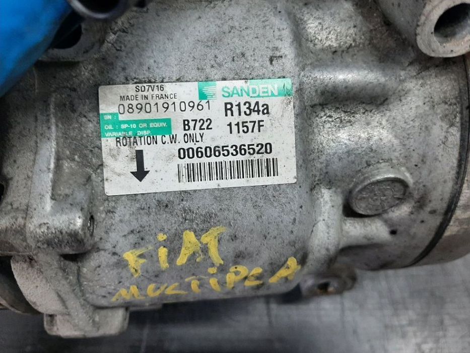 Compresor clima ac 1.9 jtd 186a9000 fiat doblo multipla 00606536520