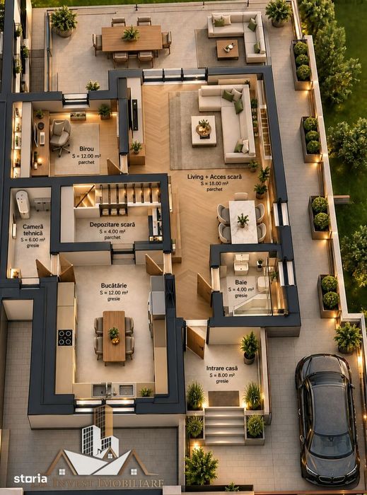 Duplex despartit prin camera tehnica-Giarmata Vii-finisaje la alegere