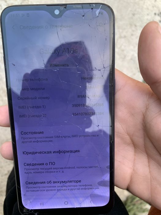 Samsung.  A10s arxini kelishamiz