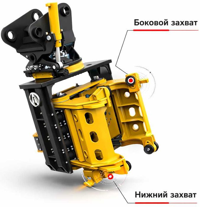 Вибропогружатель на экскаватор Caterpillar 329 330 боковой захват