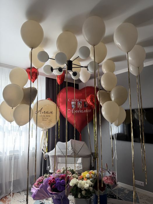 Продам шары большое сердце фотки можно свои наклеить