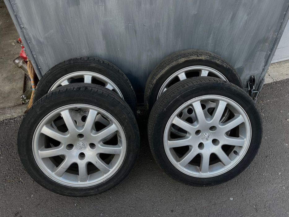 Jante aliaj Peugeot 206 R16 + anvelope 205/45/R16 – set 4 buc