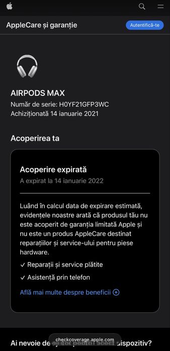 Căști AirPods AirMax – Design iconic. Experiență audio rafinată.